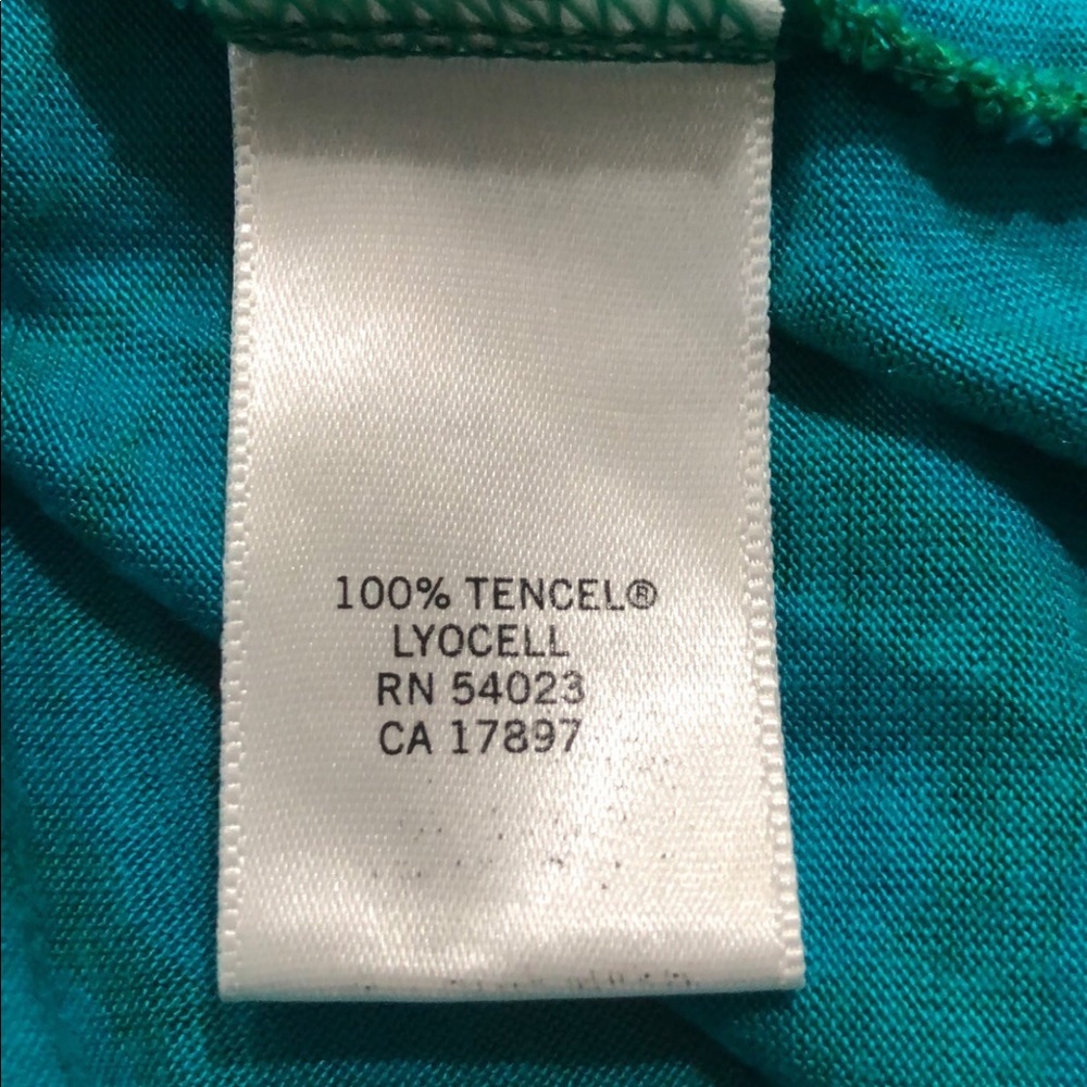 Banana Republic Green Print Dress w/Belt - Med - Picture 4 of 6